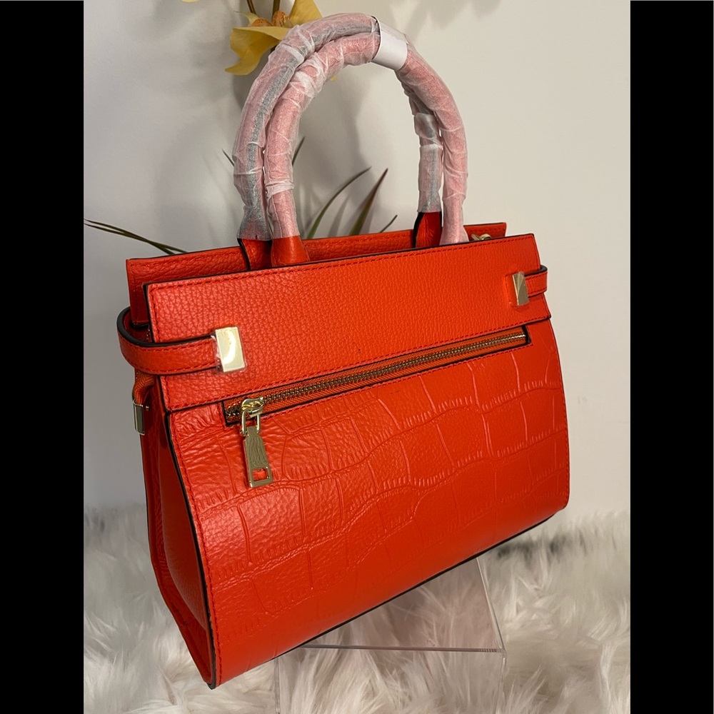 SATCHEL TEXTURED GENUINE LEATHER BAG๐๐ - Picture 2 of 5